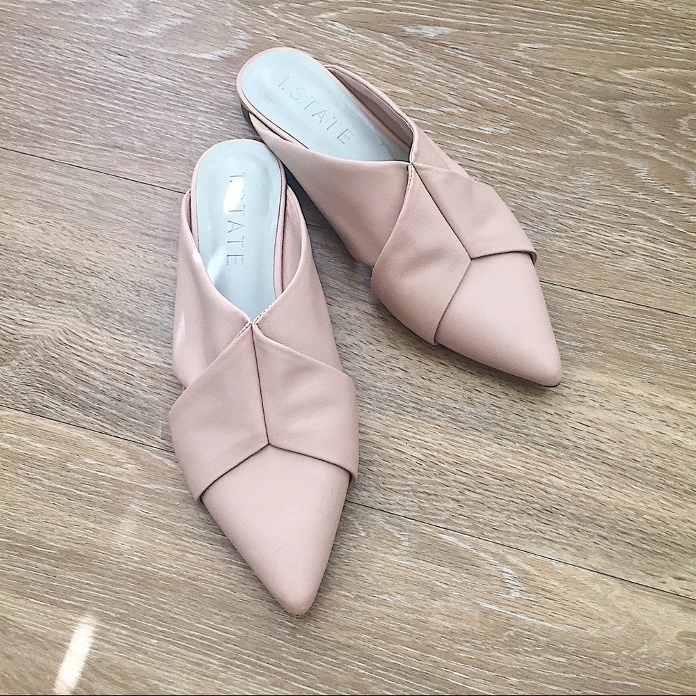 1. State Rime Leather Ceramic Mules